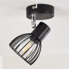 Ceiling Light Bolderslev chrome, black, 1-light source