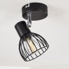 Ceiling Light Bolderslev chrome, black, 1-light source