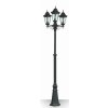 Lutec BRISTOL lamppost black, 3-light sources