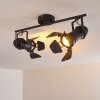 LICHINGA Ceiling Light black, 2-light sources