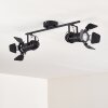 LICHINGA Ceiling Light black, 2-light sources