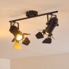LICHINGA Ceiling Light black, 2-light sources