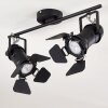 LICHINGA Ceiling Light black, 2-light sources