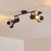 LICHINGA Ceiling Light black, 2-light sources