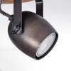 KUAH Ceiling Light black, 3-light sources