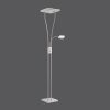 Leuchten-Direkt HELIA floor lamp LED stainless steel, 1-light source