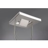 Leuchten-Direkt HELIA floor lamp LED stainless steel, 1-light source
