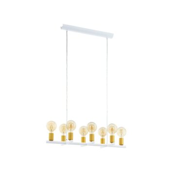 Eglo ADRI Pendant Light gold, white, 8-light sources