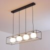 Legano Pendant Light black, white, 4-light sources