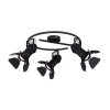 Spotlight Globo EGON black, 3-light sources