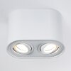 Quimper Ceiling Light white, 2-light sources