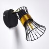 Ayen Wall Light black-gold, 1-light source