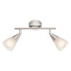 Globo TADEUS I ceiling spotlight matt nickel, 2-light sources