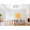Leuchten-Direkt FLAT Ceiling Light LED black, 1-light source, Remote control