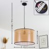 STRONT Pendant Light black, 1-light source