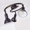 POLMAK Ceiling light black-gold, 3-light sources