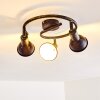 POLMAK Ceiling light black-gold, 3-light sources