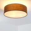 Foggia ceiling light brown, 3-light sources