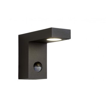 Lucide TEXAS-IR wall light LED black, 1-light source