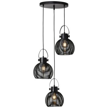Brilliant SAMBO Pendant Light black, 3-light sources