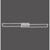 Leuchten-Direkt IVEN Ceiling light LED brushed chrome, 2-light sources, Remote control