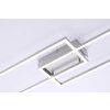 Leuchten-Direkt IVEN Ceiling light LED brushed chrome, 2-light sources, Remote control