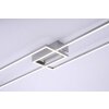 Leuchten-Direkt IVEN Ceiling light LED brushed chrome, 2-light sources, Remote control