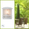 Brilliant HOLLYWOOD Outdoor Wall Light white, 1-light source