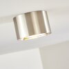 KRISTALLO Ceiling light LED matt nickel, 1-light source