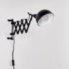 LASANO Wall Light black, 1-light source