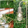 BORKAN path light brown, gold, 1-light source