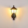 VALTIMO outdoor wall light black, 1-light source, Motion sensor