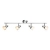 Globo ALASKA ceiling spotlight LED chrome, 4-light sources