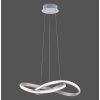 Leuchten-Direkt LS-MELINDA Pendant Light LED stainless steel, 1-light source, Remote control, Colour changer