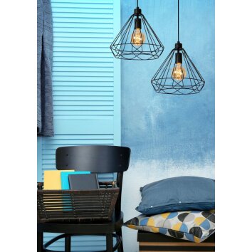 Lucide KYARA Pendant Light black, 1-light source