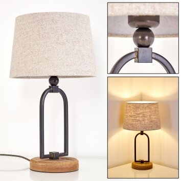 LOGUMKOLSTER Table Lamp cream, 1-light source