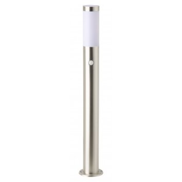 Brilliant CHORUS outdoor Path Light stainless steel, 1-light source, Motion sensor