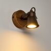 Skodsbol Wall Light Dark wood, black, 1-light source