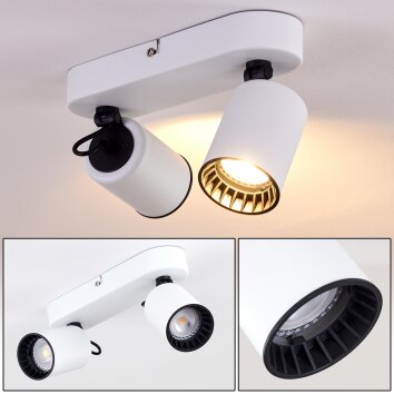 Kullaberg Ceiling Light white, 2-light sources