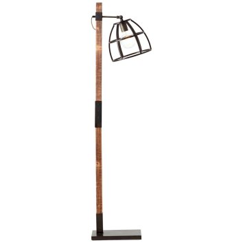 Floor Lamp Brilliant Matrix Dark wood, black, 1-light source