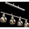 Globo ROMAN Pendant Light LED matt nickel, 4-light sources
