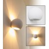 Flot wall light white, 1-light source