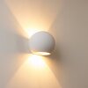 Flot wall light white, 1-light source