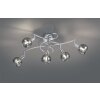 Ceiling Light Reality BREST chrome, 5-light sources