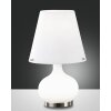 Fabas Luce ADE table lamp matt nickel, 2-light sources