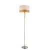 Globo floor lamp matt nickel, 1-light source