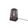Trio ARKANSAS Table lamp rust-coloured, 1-light source