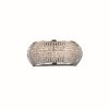 Ideal Lux PASHA Wall Light chrome, Crystal optics, 3-light sources