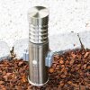 Dakar pedestal light, floor lamp Stainless steel color, 1-light source, Motion sensor