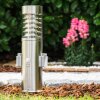 Dakar pedestal light, floor lamp Stainless steel color, 1-light source, Motion sensor